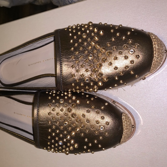 Giuseppe Zanotti Millitary Green Soft Espadrilles - Picture 1 of 3